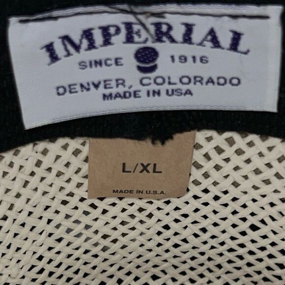 Imperial CC The Classic Cream Straw Hat Size L/XL - Picture 8 of 9